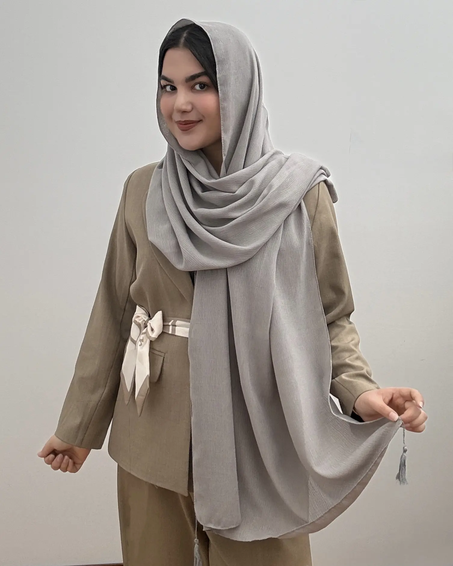 شال حریر مدل درختی